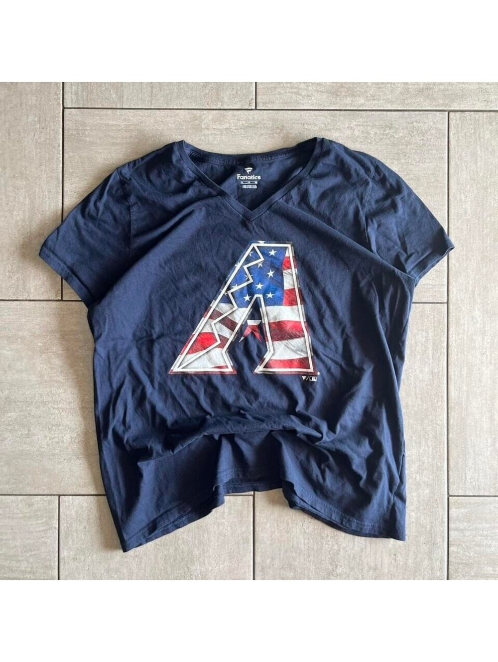 Fanatics Arizona Diamondbacks Navy American Flag Logo XL